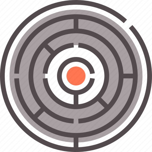 Circular, complex, game, labyrinth, puzzle, puzzled icon - Download on Iconfinder