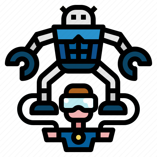 Robot, technology, interactive, augmented, reality, electronics, network icon - Download on Iconfinder