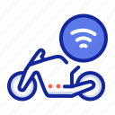 motorbike, transportation, scooter, internet, of, things, modern