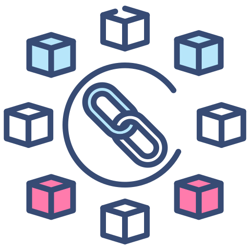 Block, chain, digital, assets, blockchain, technology, smart icon - Download on Iconfinder