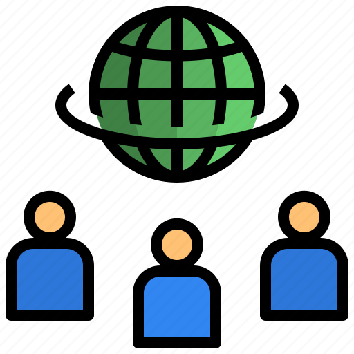 Connection, digital, world, globalization, community, society icon - Download on Iconfinder