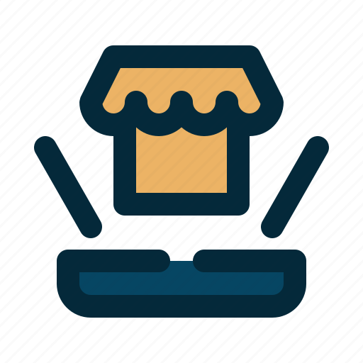Metaverse, shopping, virtual shop, business icon - Download on Iconfinder