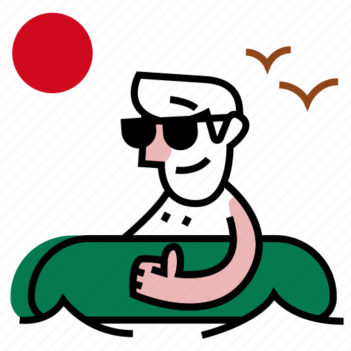Beach, emojidf, pool, summer, sunny, tourist, vacation icon - Download on Iconfinder