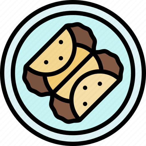 Enchilada, mexican, food, and, restaurant, gastronomy, tortilla icon - Download on Iconfinder