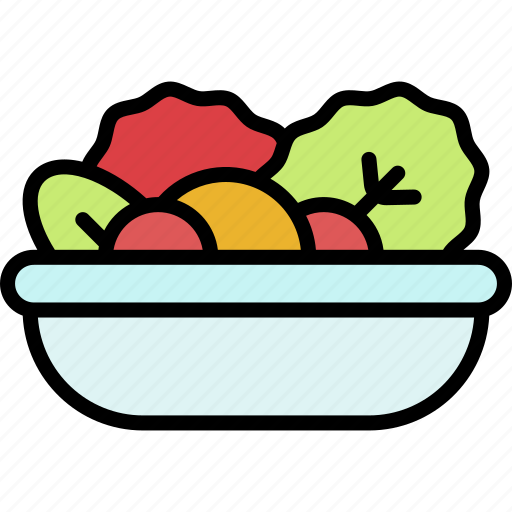 Salad, food, healthy, vegetarian, vegetables, and, restaurant icon - Download on Iconfinder