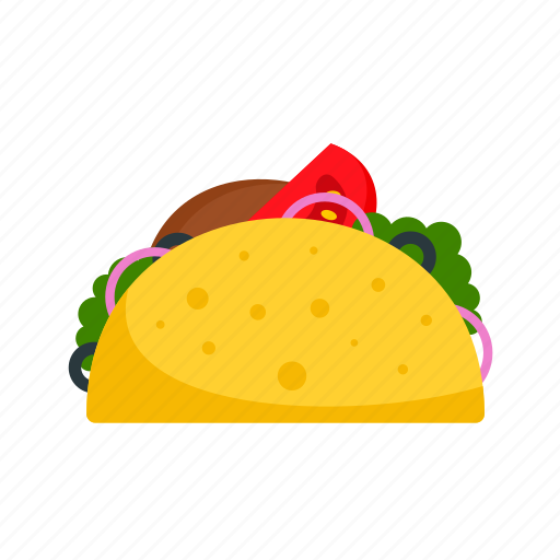 Beef, dinner, face, fast, food, mexican, taco icon - Download on Iconfinder
