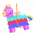 mexican horse, pinata horse, horse ride, horse toy, pony