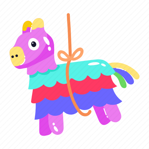 Mexican horse, pinata horse, horse ride, horse toy, pony icon - Download on Iconfinder