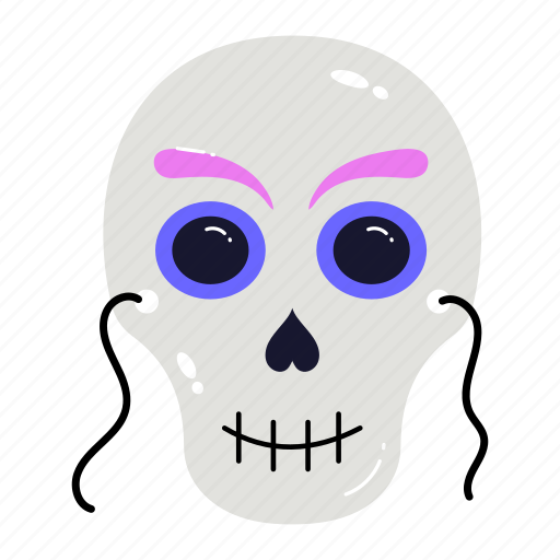 Cranium, skull, skeleton head, skullcap, scary face icon - Download on Iconfinder