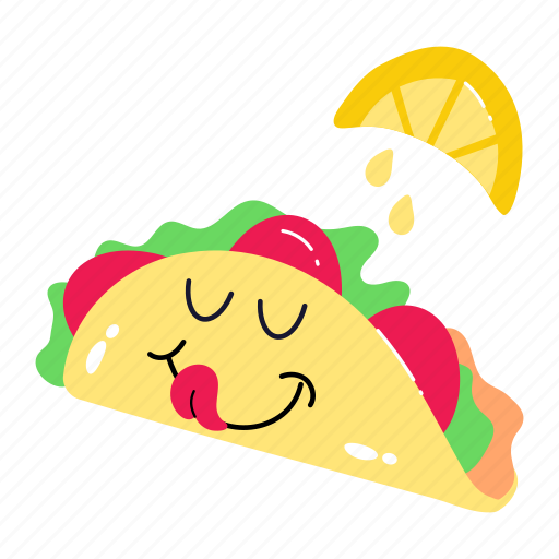 Mexican food, taco, tortilla roll, tortilla wrap, fast food icon - Download on Iconfinder