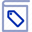 book tag, bookmark, label, tag, reading, library