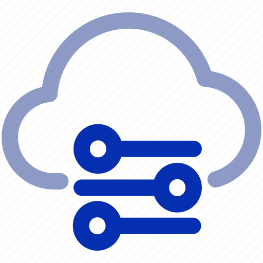 Cloud equalizer, cloud, equalizer, audio, sound, waveform, streaming icon - Download on Iconfinder