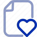 favourite file, favorite, file, document, starred, bookmark, saved