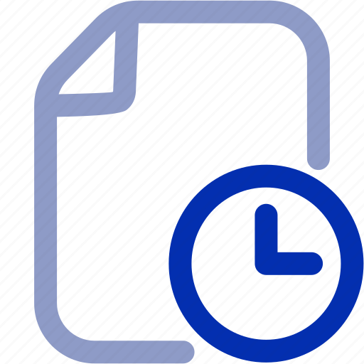 File time, document, clock, deadline, schedule, timer, archive icon - Download on Iconfinder