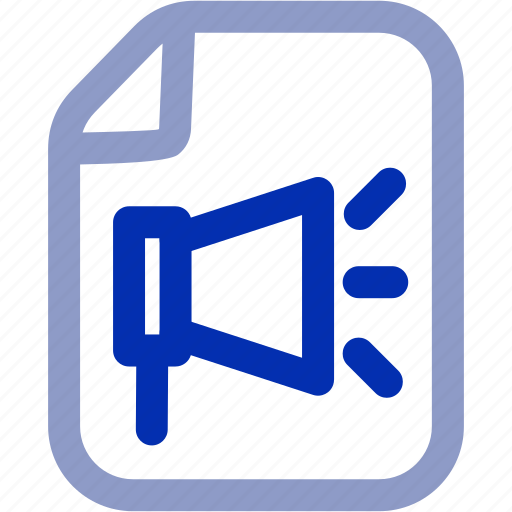 Volume file, audio, sound, speaker, music, document, file icon - Download on Iconfinder