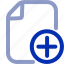 add, file 