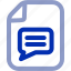 message, file 
