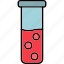 test, tube, experiment, laboratory, research, science, icon 