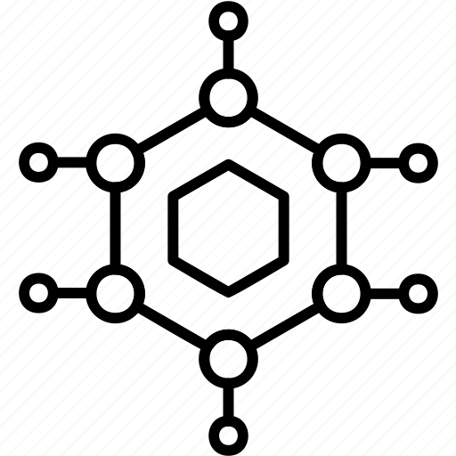 Nanotechnology, atomic, hexagon, molecules, nano, structure, icon icon - Download on Iconfinder
