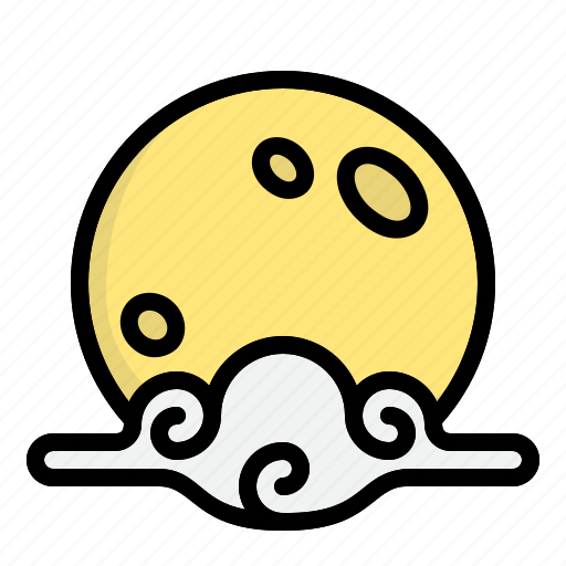 Moon, night, mid-autumn, festival, chinese icon - Download on Iconfinder