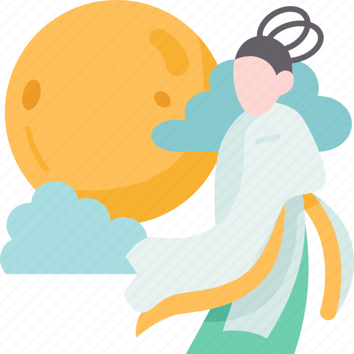 Moon, lady, festival, chinese, culture icon - Download on Iconfinder
