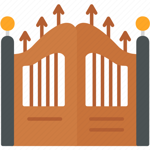 Gate, arch, architecture, archway, castle, fortress, monument icon - Download on Iconfinder