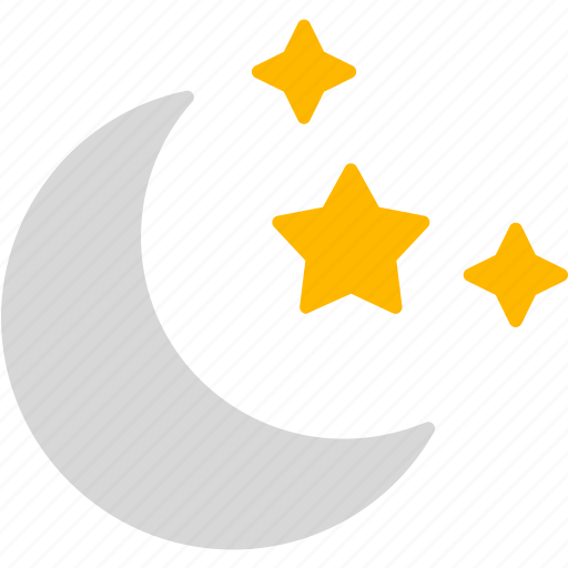 Moon, night, sky, starry, stars, weather, forecast icon - Download on Iconfinder