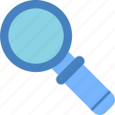 search, glass, loupe, magnifying, icon