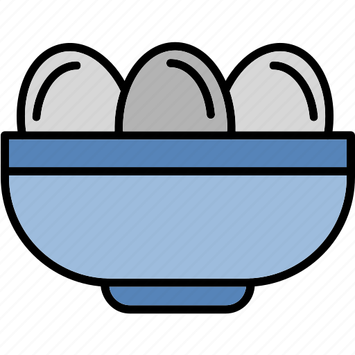 Boiled, egg, food, breakfast, yolk, protein, healthy icon - Download on Iconfinder