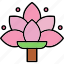 lotus, flower, yoga, meditation, nature, healthy, relaxation, icon 