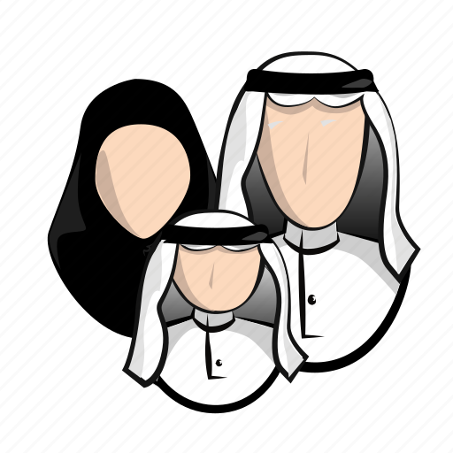 Arabic, arabs, communication, community, family, group, social icon - Download on Iconfinder