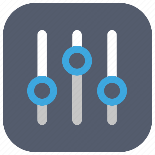 Configurations, equalizer, ui, filters, app, audio, settings icon - Download on Iconfinder
