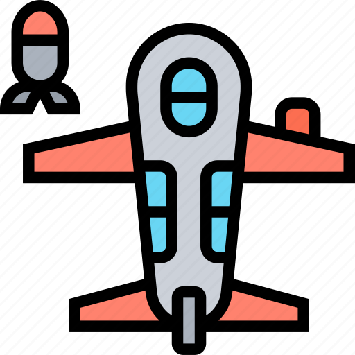 Aircraft, force, fighter, jet, defense icon - Download on Iconfinder