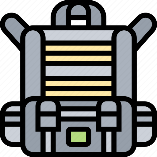 Backpack, soldier, bag, army, survival icon - Download on Iconfinder