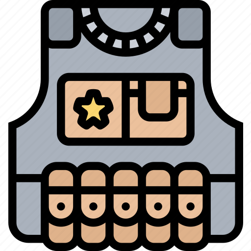 Bulletproof, armor, ammunition, protective, safety icon - Download on Iconfinder