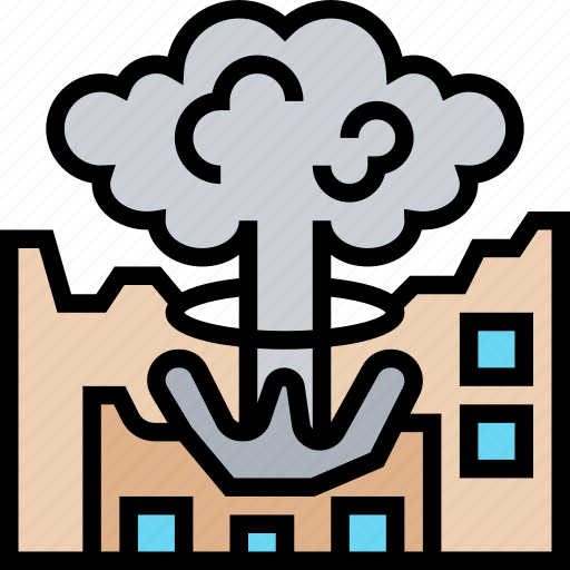 Nuclear, bomb, explosion, destruction, war icon - Download on Iconfinder