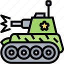 tank, cannon, combat, war, military