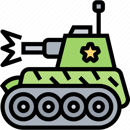 Tank, cannon, combat, war, military icon - Download on Iconfinder