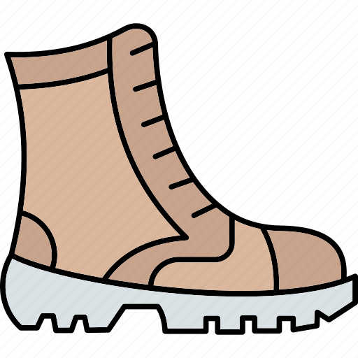 Army boot, military-boot, footwear, military, soldier, winter boot icon - Download on Iconfinder