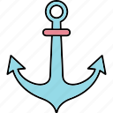 anchor, navigational, nautical, ship anchor, boat anchor, boat, ship, sea