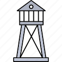 observatory tower, spyglass, lookout-tower, space, lighthouse, watch tower, military tower
