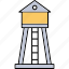 observatory tower, spyglass, lookout-tower, space, lighthouse, watch tower, military tower 