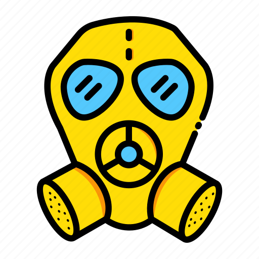 Gas, mask, respirator, security, weapon icon - Download on Iconfinder
