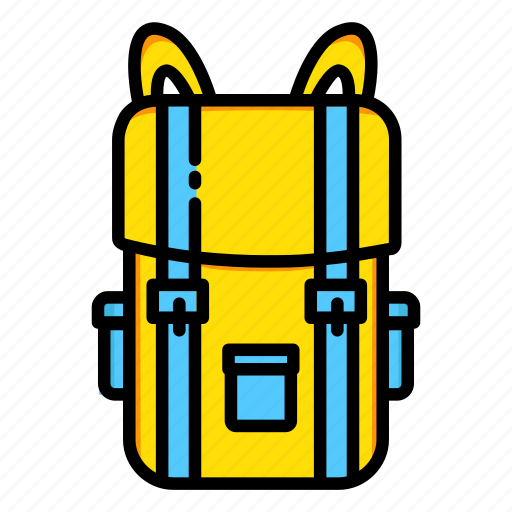 Backpack, baggage, bags, luggage, military, travel icon - Download on Iconfinder