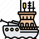 marine, battleship, navy, military, vessel