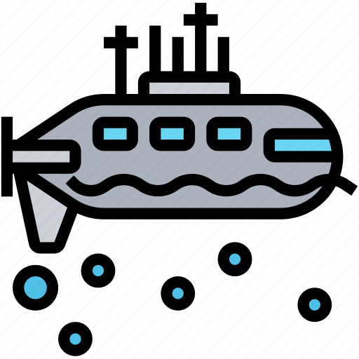 Submarine, army, ocean, navy, sailing icon - Download on Iconfinder