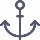 anchor, boat, marine, navy, ocean, sea, ship