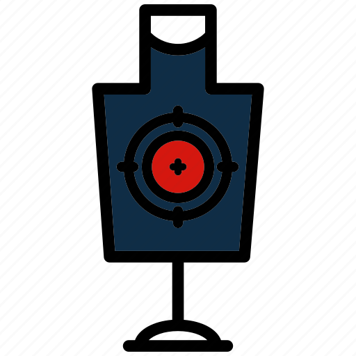 Aim, bullseye, gun, shooting, target icon - Download on Iconfinder