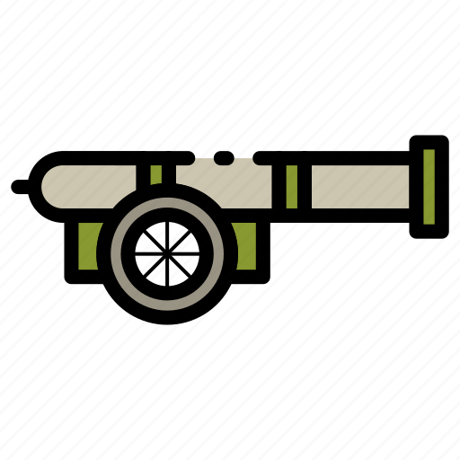 Cannon, weapon, weaponry, gun icon - Download on Iconfinder