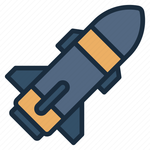 Missile, weapon, army, military, war icon - Download on Iconfinder